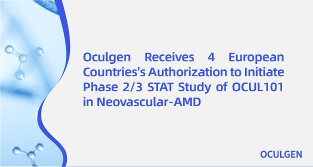 Oculgen Receives  4 European Countries's Authoriza